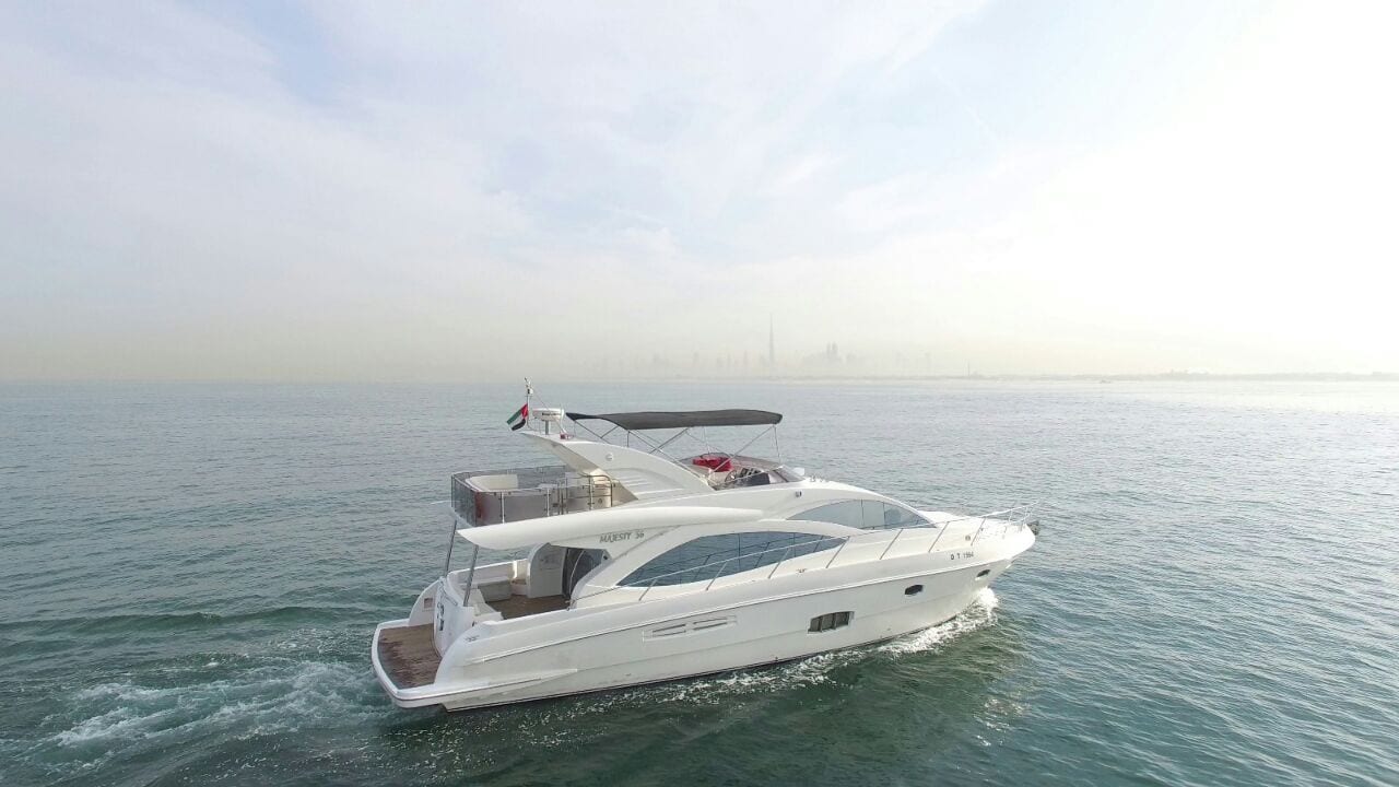 56ft yacht sailing