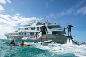 RENTAL YACHT WITH WATER SPORTS in dubai