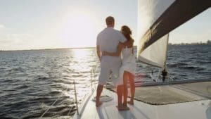 couple yacht luxury