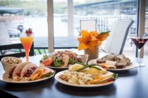 exclusive cuisine on yacht