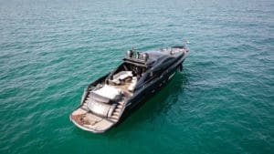 yacht on Dubai water