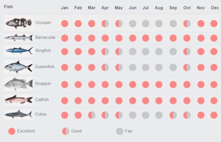 Fishing Calender in UAE