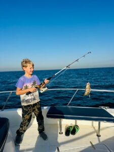 yacht rental fishing trip image October 2024