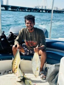 yacht rental Dubai fishing image October 2024