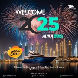 new year yacht rental Dubai