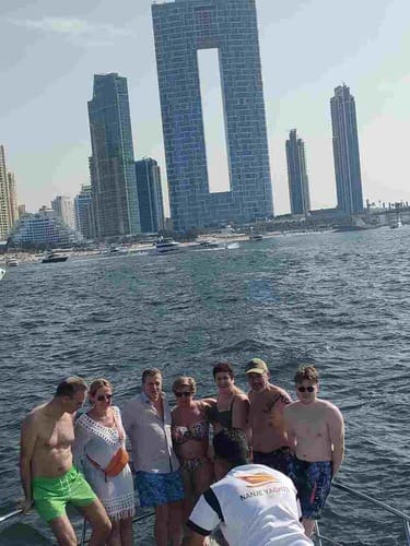 Yacht rental Dubai guest image march 2025