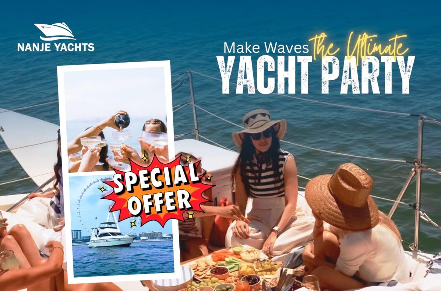 party yacht booking in Nanje yacht