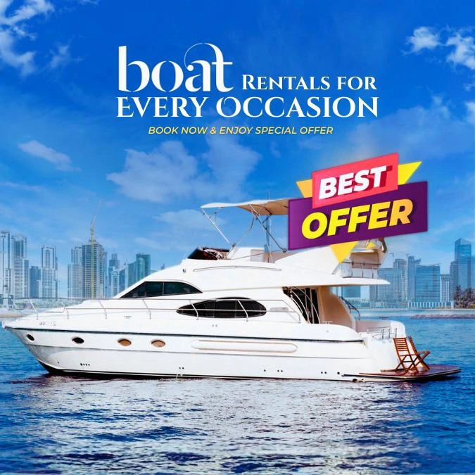 boat rental in Dubai