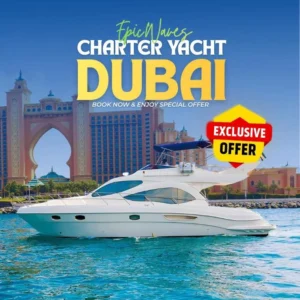 charter yacht in Dubai Marina