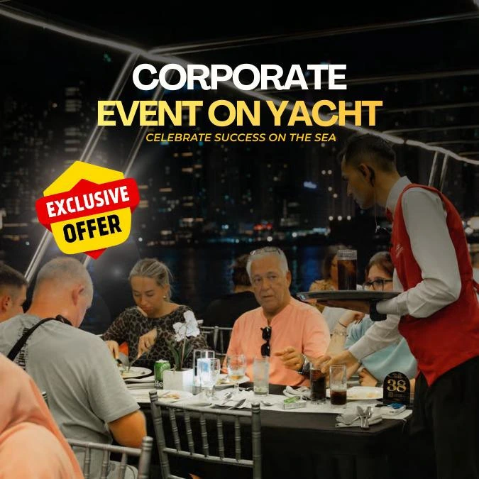 corporate party on yacht Dubai