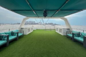 book your yacht party Dubai with Nanje 75 feet yacht