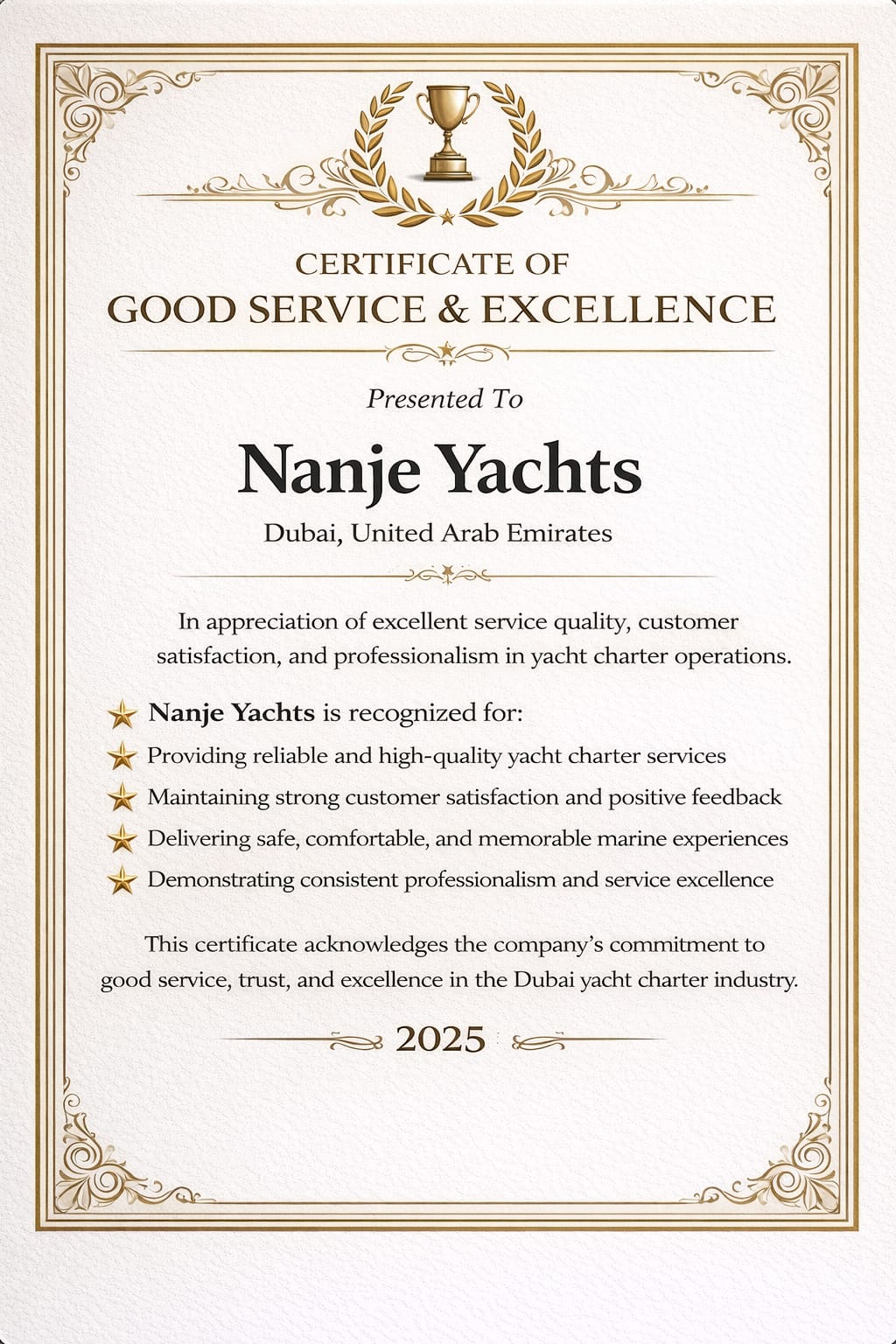 yacht rental company award (1)