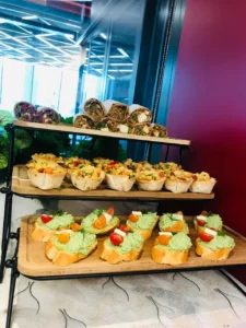 party yacht with food Dubai