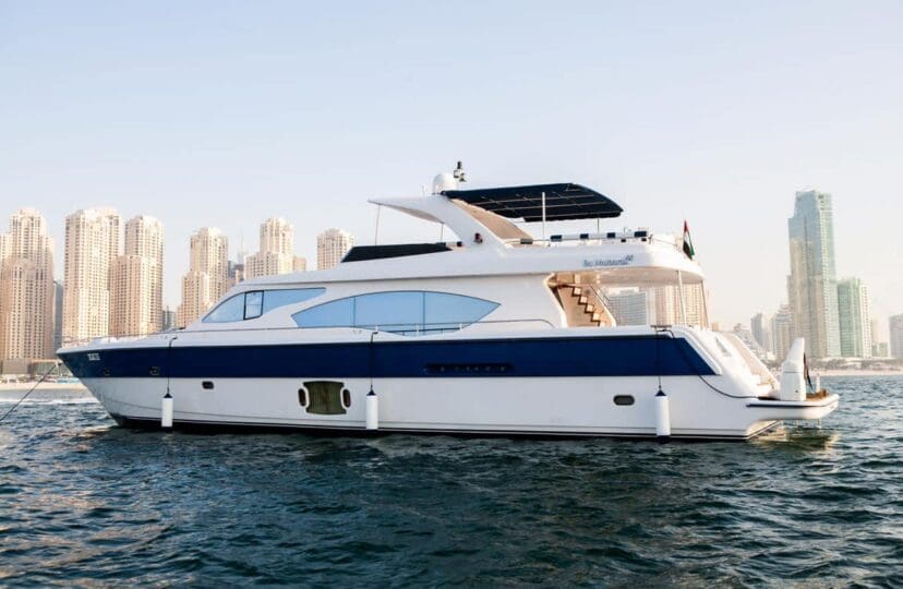88 feet charter yacht Dubai
