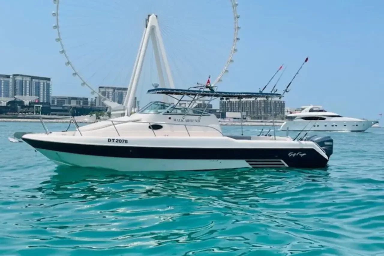 deep sea fishing walk around boat